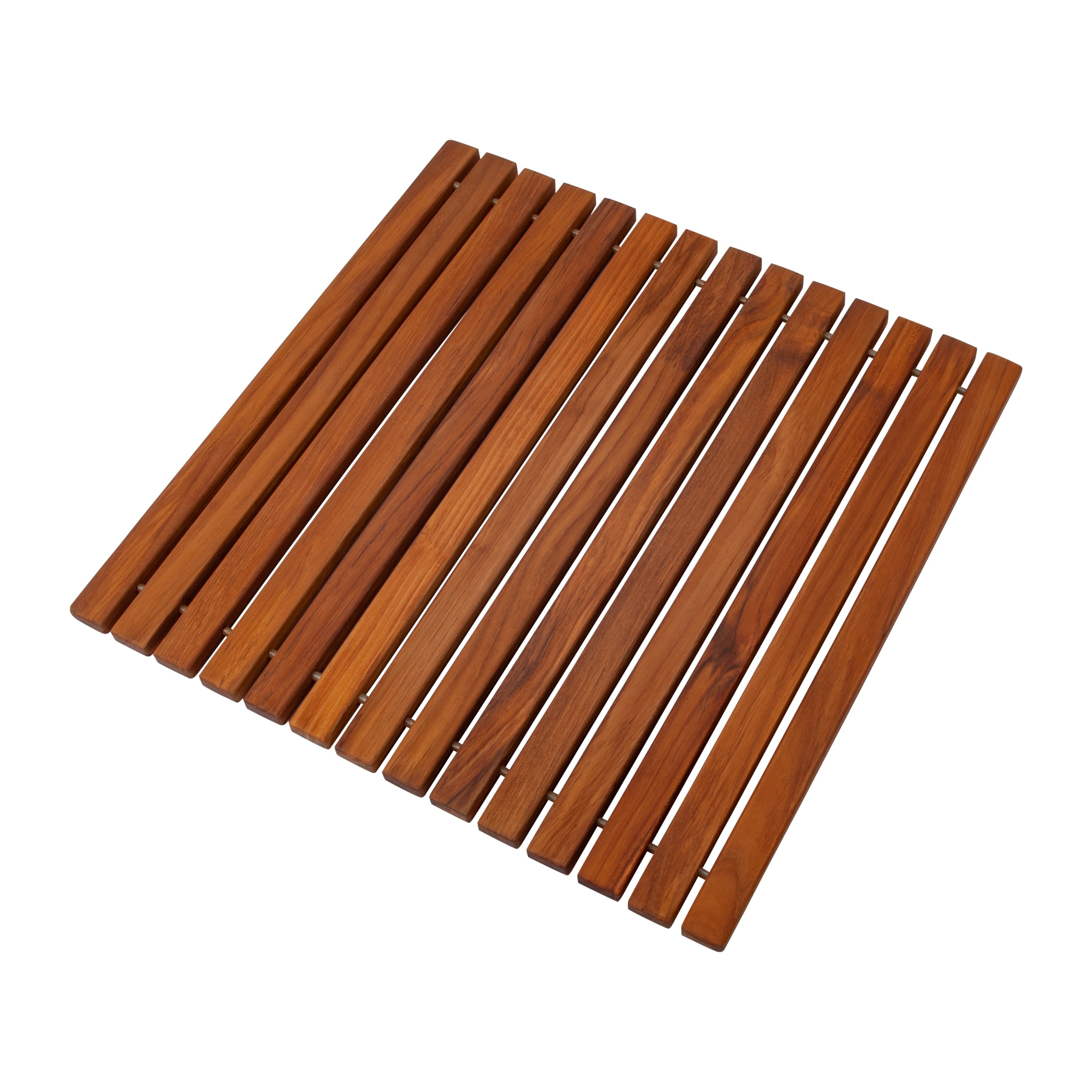 19.6 Inch Oiled Teak Wood String Tile