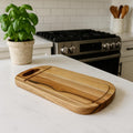 Nordic Teak Natural Teak Wood Cutting Board 14 14 L X 7.5 W X .75 H