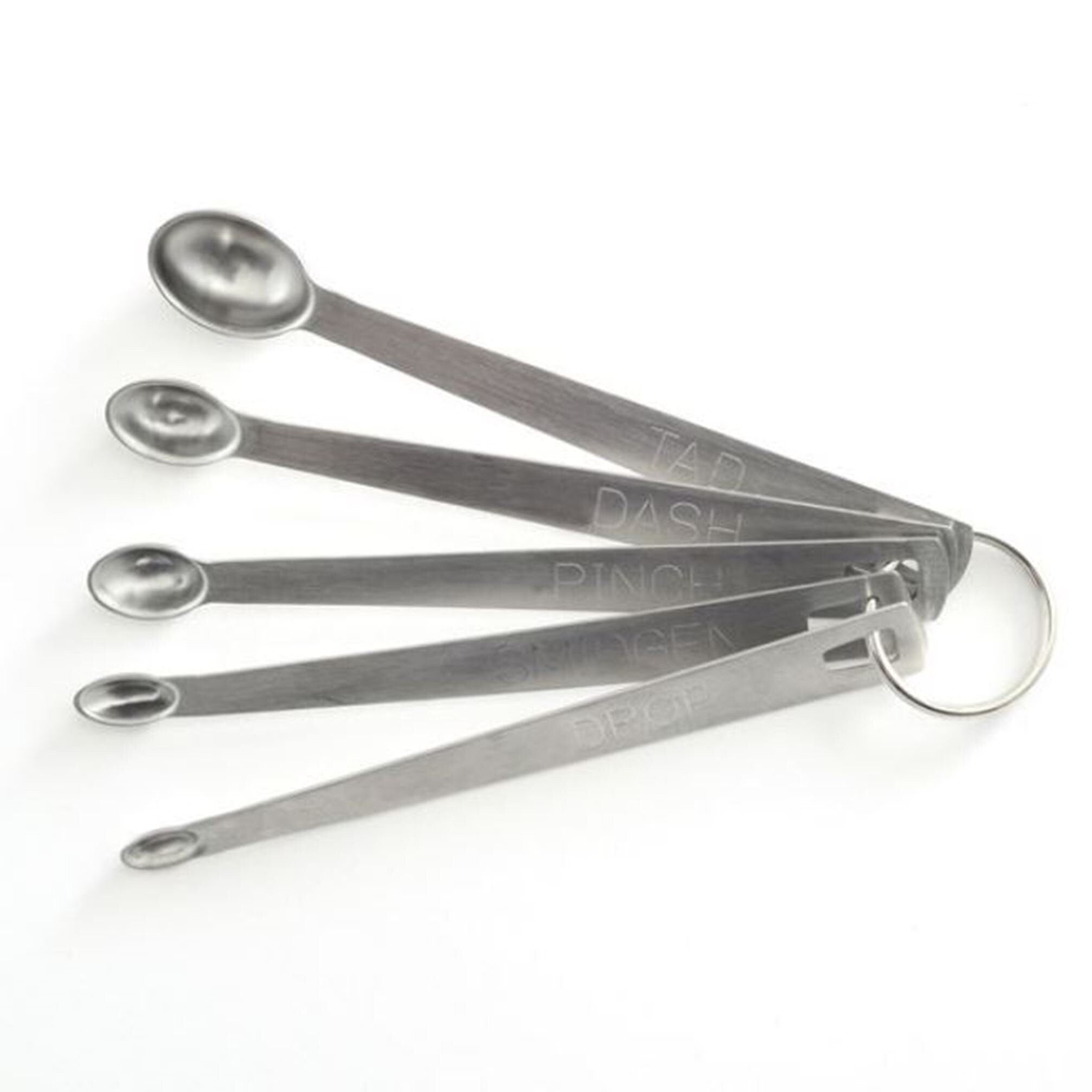 Norpro 5Pc Mini Stainless Steel Measuring Spoons Set Tad Dash Pinch Smidgen And Drop