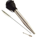 Norpro Deluxe Stainless Steel Turkey Baster With Flavor Injector And Cleaning Brush