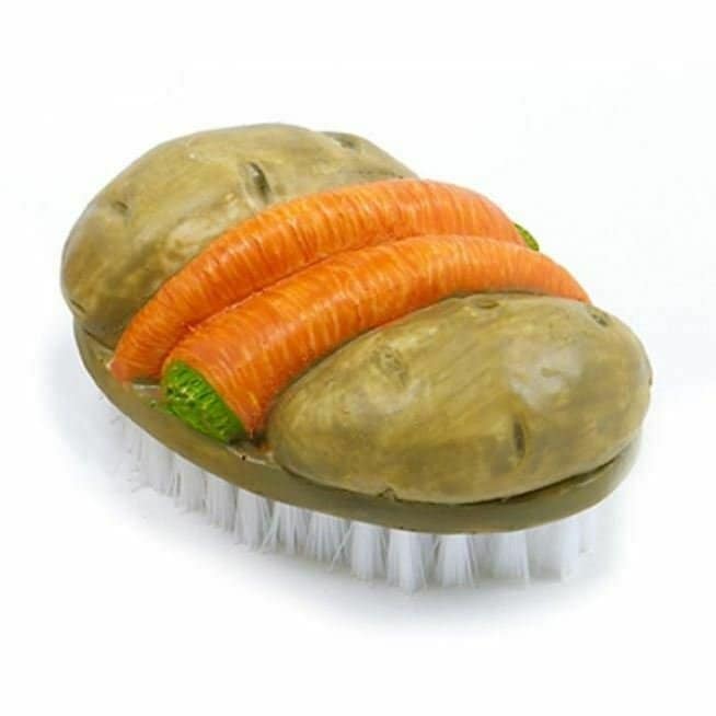 Norpro Easy Grip Potato Cleaning Scubber Brush Clean Off Dirt Without Damaging Vegetables