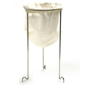 Norpro Jelly Strainer Set Stainless Steel Frame Stand With Reusable Cotton Bag Silver White