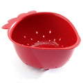 Norpro Mini 1 Quart Red Strawberry Shaped Colander