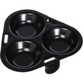 Norpro Nonstick Metal 3 Egg Poacher Pan Black