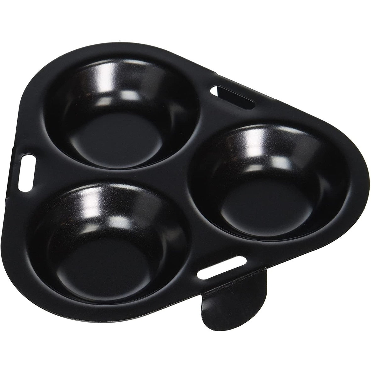 Norpro Nonstick Metal 3 Egg Poacher Pan Black