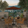 Havenside Home North Bend 7.5 Crank Lift Auto Tilt Patio Umbrella