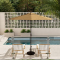 Havenside Home North Bend 9 Foot Crank Open Auto Tilt Bronze Umbrella