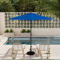 Havenside Home North Bend 9 Foot Crank Open Auto Tilt Bronze Umbrella And Stand