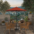 Havenside Home North Bend 7.5 Crank Lift Auto Tilt Patio Umbrella Pacifica Fabric