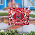 North Carolina State University Yard Sign Happy Holidays 24 X 18