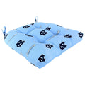 North Carolina Tar Heels Indoor Outdoor Seat Cushion Patio D Cushion 20 X 20 2 Tie Backs 20 X 20 X 3