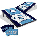 North Carolina Tar Heels Ncaa Compact 2X3 Tailgate Cornhole Board Set