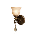 Crystorama Norwalk Collection 1 Light Bronze Umber Wall Sconce