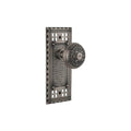 Nostalgic Warehouse Craead_Sd_Nk Egg And Dart Solid Brass Single Dummy Knob With Craftsman Rose