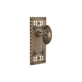 Nostalgic Warehouse Cravic_Sd_Nk Victorian Solid Brass Single Dummy Knob With Craftsman Rose