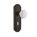 Nostalgic Warehouse Decwaw_Sd_Na_Kh Deco Solid Brass Rose Single Dummy Door Door