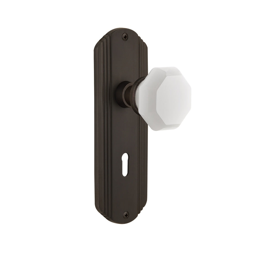 Nostalgic Warehouse Decwaw_Sd_Na_Kh Deco Solid Brass Rose Single Dummy Door Door