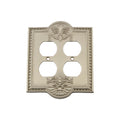 Nostalgic Warehouse Mea_Swplt_D2 Meadows Double Duplex Wall Plate