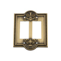 Nostalgic Warehouse Mea_Swplt_R2 Meadows Double Rocker Gfi Wall Plate