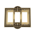 Nostalgic Warehouse Mea_Swplt_R3 Meadows Triple Rocker Gfi Wall Plate