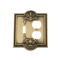 Nostalgic Warehouse Mea_Swplt_Td Meadows Single Switch And Single Duplex Wall Plate