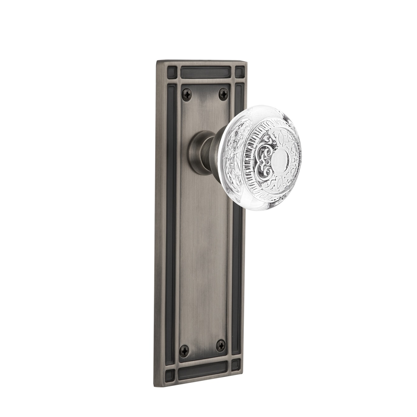 Nostalgic Warehouse Misced_Sd_Nk Vintage Crystal Egg And Dart Single Dummy Door