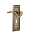 Nostalgic Warehouse Misman_Psg_234_Kh Manor Passage Door Lever Set With Mission Rose And Decorative Keyhole For 2 3 4 Backset
