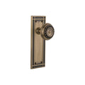 Nostalgic Warehouse Mismea_Sd_Nk Meadows Solid Brass Single Dummy Knob With Mission Rose