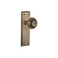 Nostalgic Warehouse Nykmea_Sd_Nk Meadows Solid Brass Single Dummy Knob With New York Rose