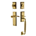 Nostalgic Warehouse Nykswn_Eset_234_Fg_Rh New York Right Handed Sectional Single Cylinder Keyed Entry Handleset With F Grip And