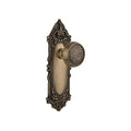 Nostalgic Warehouse Viccra_Psg_234_Nk Craftsman Solid Brass Passage Knob Set With Victorian Rose And 2 3 4 Backset