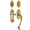 Nostalgic Warehouse Vicflr_Eset_234_Sg_Rh Victorian Right Handed Sectional Single Cylinder Keyed Entry Handleset With S Grip