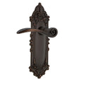 Nostalgic Warehouse Vicswn_Sd_Nk_Rh Swan Non Turning One Sided Door Lever With Victorian Rose