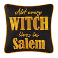 Not Every Witch Lives Embroidered 10X10 Throw Pillow