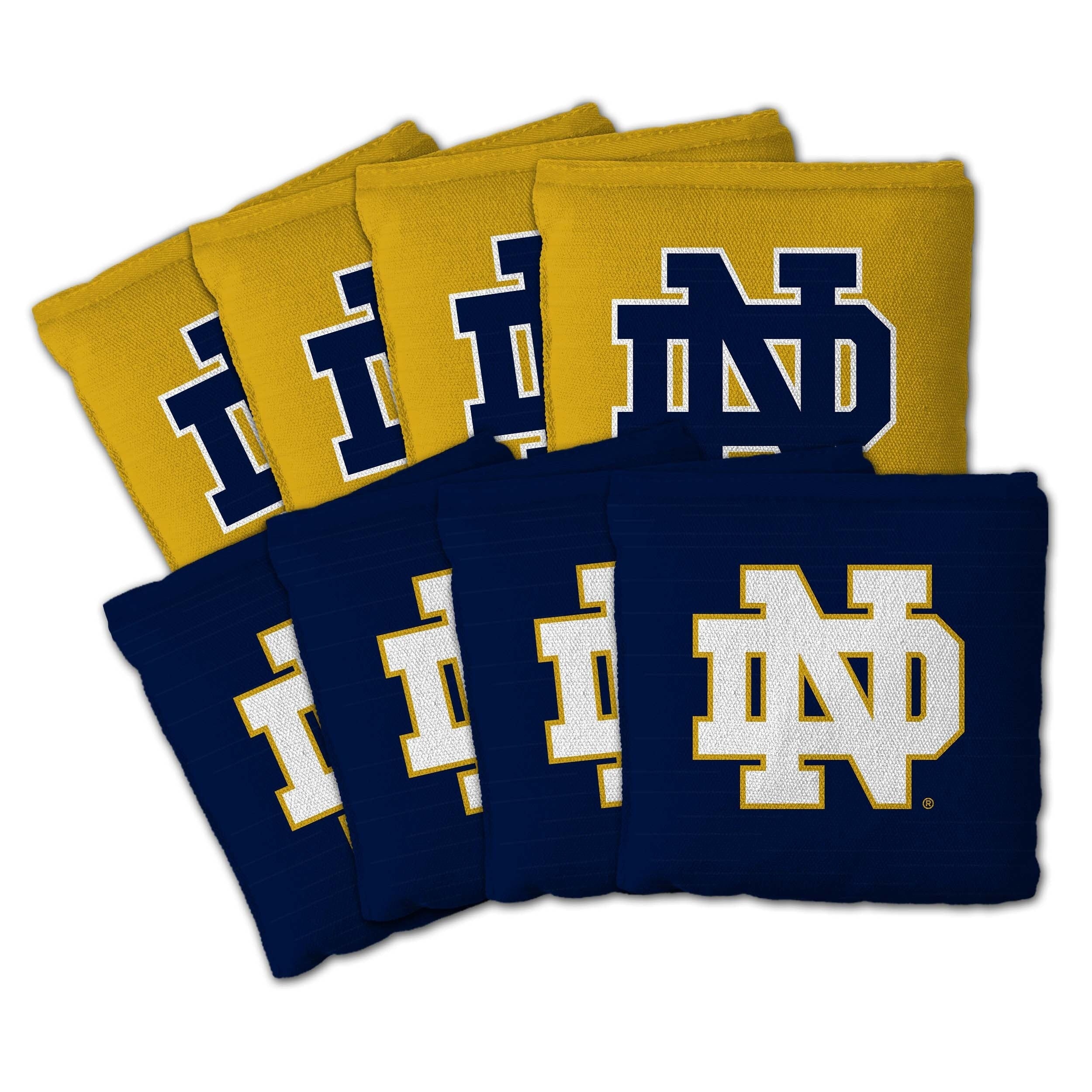 Notre Dame Fighting Irish Ncaa Dual Sided Pro Stop Slide Cornhole Bags