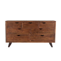 Nottingham 71 Inch Acacia Wood Dresser In Walnut Finish