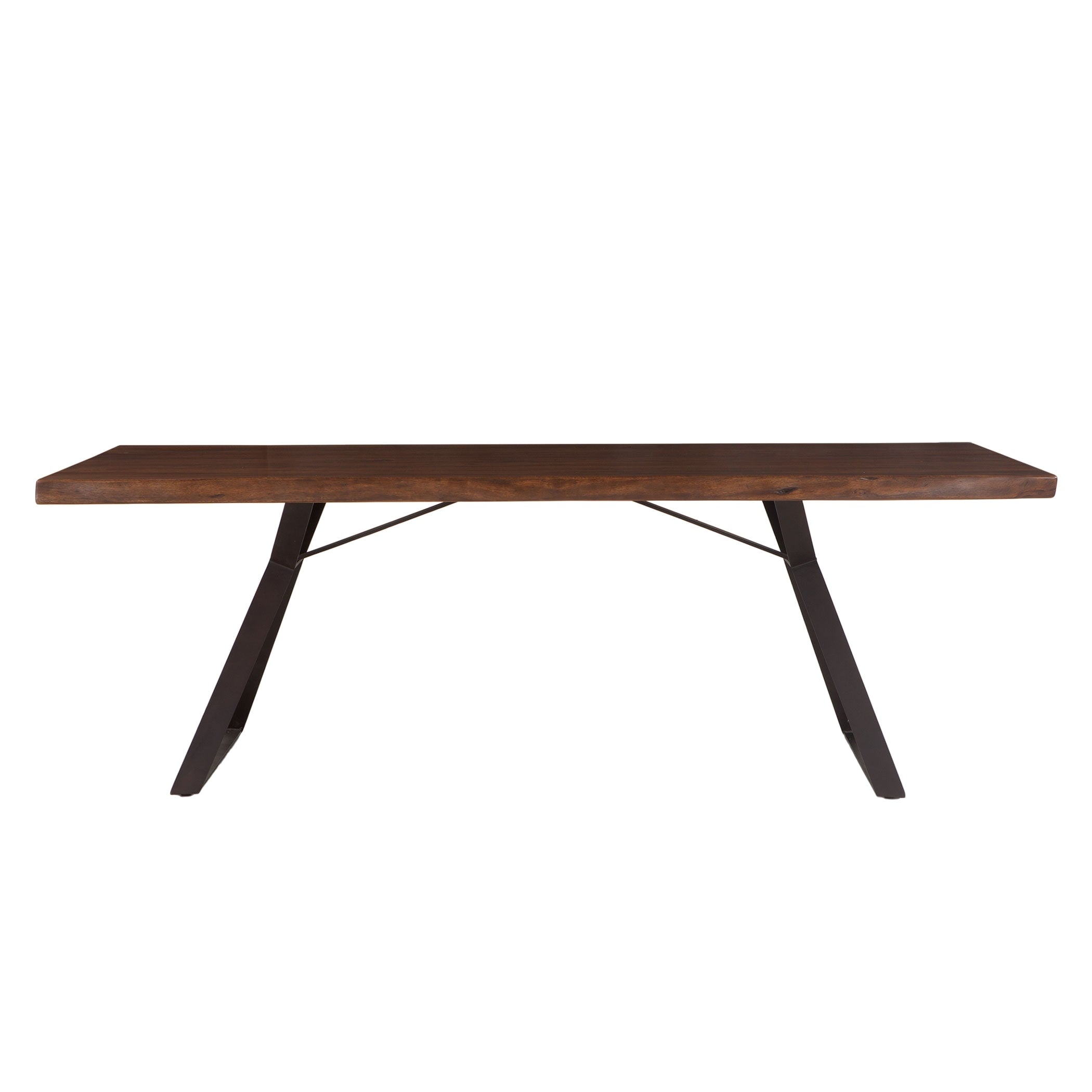 Nottingham 94 Inch Acacia Wood Dining Table In Walnut Finish