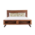 Nottingham Acacia Wood King Bed In Walnut Finish