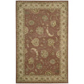 Nourison 2000 Hand Tufted Kashan Rose Wool Rug