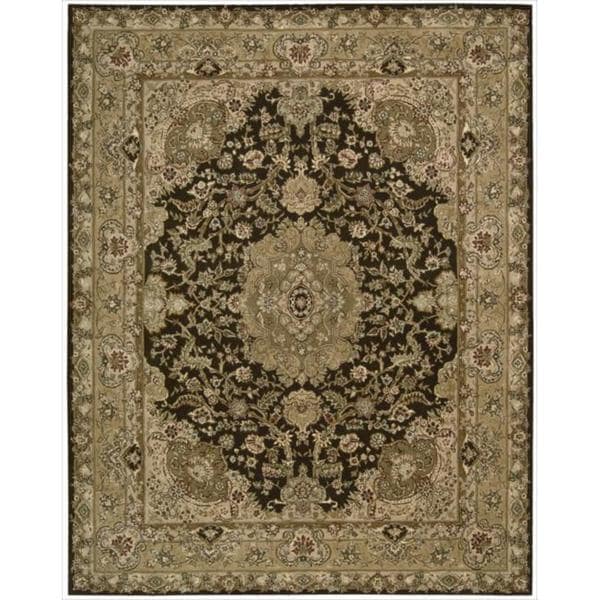 Nourison 2000 Hand Tufted Tabirz Chocolate Rug 99 X 139 99 X 139