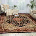 Nourison 2000 Hand Tufted Tabriz Black Rug 86 X 116 86 X 116