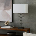 Nourison 28 Black Wrought Iron Branch Table Lamp