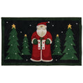 Nourison Accent Decor Santa Black Accent Rug