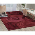 Nourison Accent Decor Snowman On Skates Red Accent Rug 16 X 26