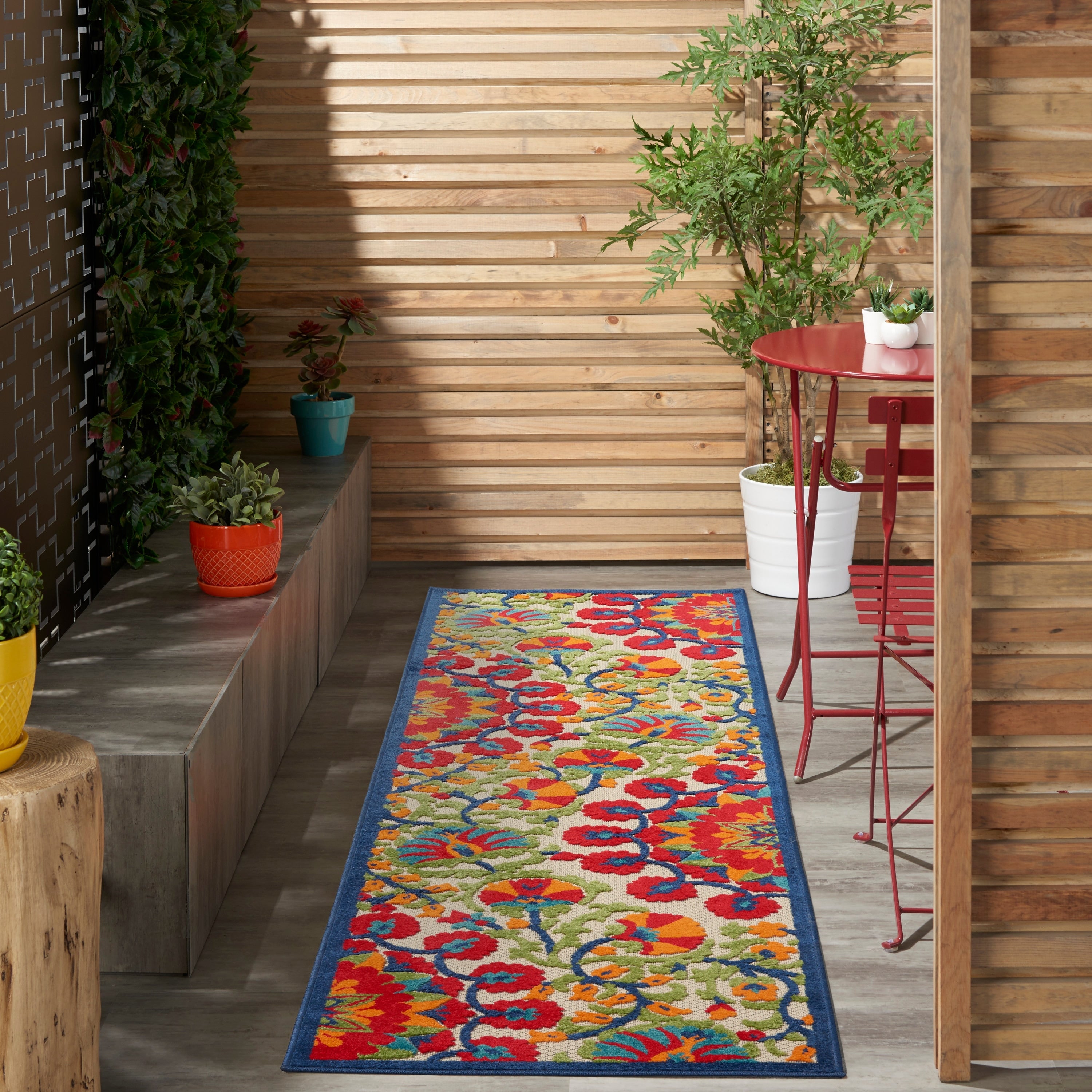 Nourison Aloha Indoor Outdoor Botanical Rug