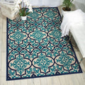 The Curated Nomad Varennes Indoor Outdoor Navy Rug 36 X 56