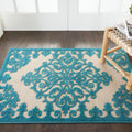 Nourison Aloha Indoor Outdoor Vine Pattern Area Rug