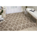 Nourison Amore Stone Shag Area Rug 10 X 13