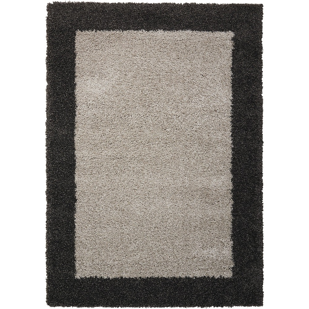 Nourison Amore Ivory Silver Shag Area Rug 311 X 511