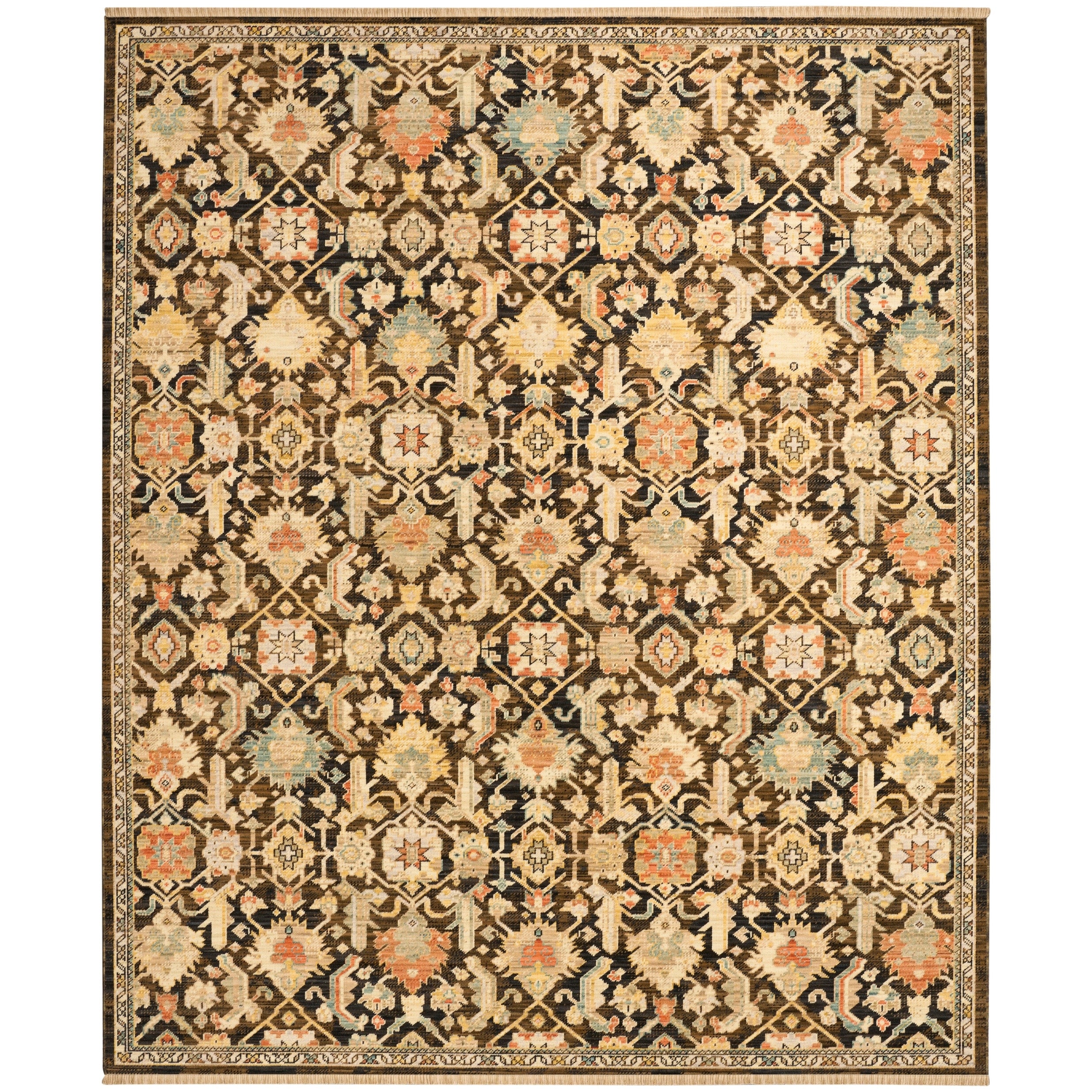 Nourison Antique Bloom Heirloom Vintage Wool Blend Indoor Rug